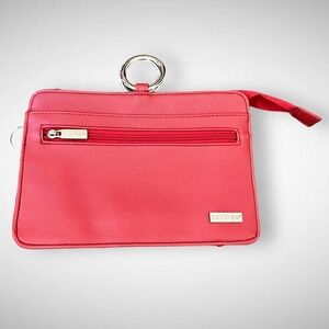 POUCHEE Coral Multi Pocket Purse Handbag Organizer‎ | EUC